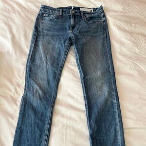 Rag & Bone Dre low-rise slim boyfriend jeans in Corso vintage wash; size 26